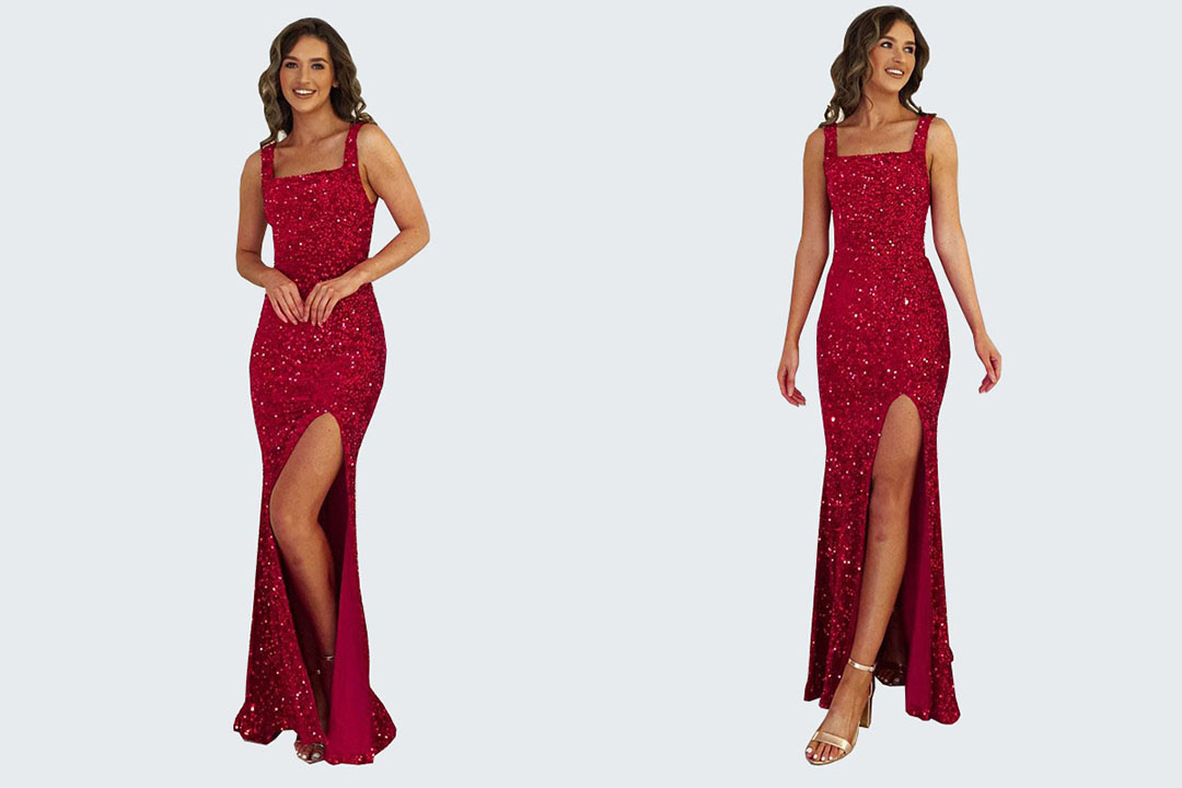 Velvet Sequin Prom Dresses Adelaide