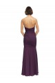 Sleeveless Sweetheart Soft Chiffon Grape Long Bridesmaid Dress Adelaide