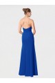 Sleeveless Sweetheart Soft Chiffon Burgundy Long Bridesmaid Dress Adelaide