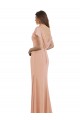 Sleeveless High Neck Soft Chiffon Bliss Pink Long Prom Dress / Bridesmaid Dress Adelaide