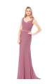 Sleeveless High Neck Soft Chiffon Long Prom Dress / Bridesmaid Dress Adelaide