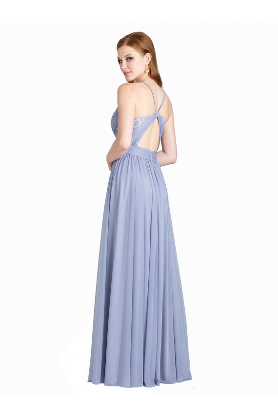 Sleeveless Sweetheart Chiffon & Lace Long Bridesmaid Dress / Evening Dress Adelaide