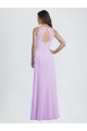 Sleeveless Sweetheart Soft Chiffon Lilac Long Bridesmaid Dress / Formal Dress Adelaide