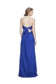 Sleeveless Sweetheart Soft Chiffon Royal Blue Long Bridesmaid Gown Adelaide