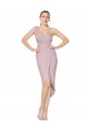 Sleeveless Sweetheart Soft Chiffon Primrose Cocktail Length High Low Evening Gown / Prom Dress / Bridesmaid Dress Adelaide