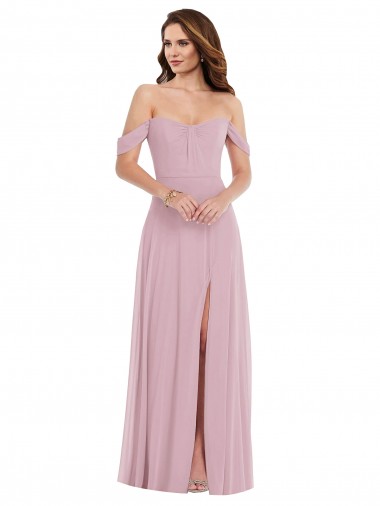 Sleeveless Sweetheart Soft Chiffon Primrose Long Black Tie Evening Gown / Bridesmaid Dress Adelaide