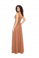 Sleeveless V-Neck Chiffon Sage Long Bridesmaid Dress / Evening Dress Adelaide