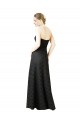 Sleeveless Sweetheart Lace Slate Grey Long Bridesmaid Dress Adelaide