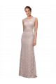 Sleeveless Scoop Neck Lace Long Prom Dress / Bridesmaid Dress Adelaide