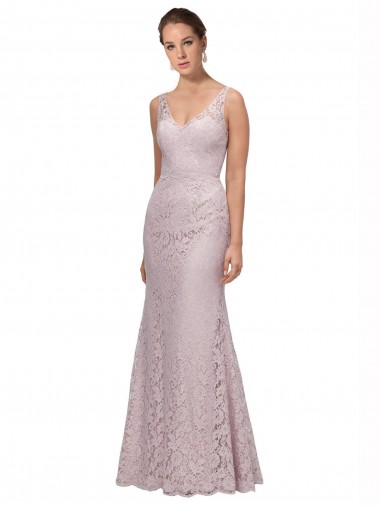 Sleeveless Sweetheart Lace Long Formal Dress / Bridesmaid Dress Adelaide