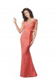 Sleeveless V-Neck Lace Long Bridesmaid Dress Adelaide