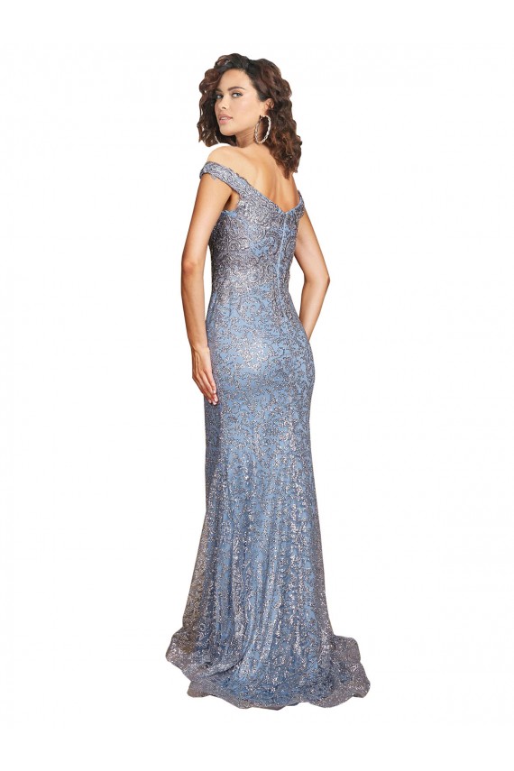 Sleeveless Sweetheart Sequin Long Formal Evening Gown / Prom Dress / Bridesmaid Dress Adelaide