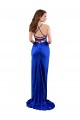 Sleeveless Cowl Neck Silk like Satin Royal Blue Long Formal Evening Gown / Prom Dress / Bridesmaid Dress Adelaide