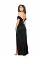 Sleeveless Sweetheart Silk like Satin Black Long Black Tie Evening Gown / Prom Dress / Bridesmaid Dress Adelaide