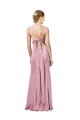 Sleeveless Square Neck Stretch Crepe Black Long Formal Evening Gown / Prom Dress / Bridesmaid Dress Adelaide