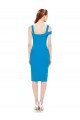 Sleeveless Stretch Crepe Cocktail Length Formal Evening Gown / Prom Dress / Bridesmaid Dress Adelaide