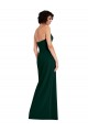 Sleeveless Strapless Stretch Crepe Midnight Green Long Formal Evening Gown / Prom Dress / Bridesmaid Dress Adelaide