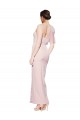 Sleeveless Sweetheart Stretch Crepe Pink Long Formal Evening Gown / Prom Dress / Bridesmaid Dress Adelaide