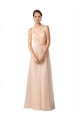 Sleeveless Sweetheart Tulle Nude Long Bridesmaid Dress / Evening Dress Adelaide