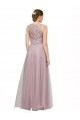 Sleeveless Sweetheart Tulle & Lace Light Lilac Long Bridesmaid Dress Adelaide