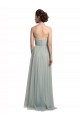 Sleeveless Halter Neck Tulle Long Bridal Party Dress / Evening Dress Adelaide