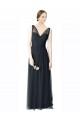 Sleeveless Sweetheart Tulle Pewter Long Formal Dress / Bridesmaid Dress Adelaide