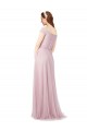 Sleeveless Off the Shoulder Tulle Long Bridesmaid Dress / Evening Dress Adelaide